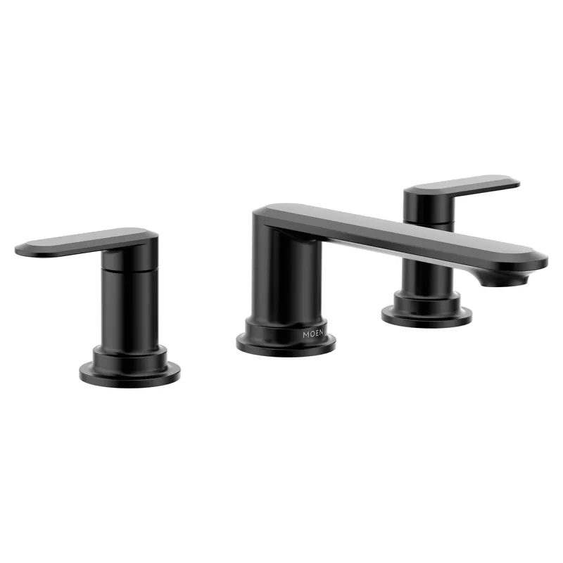 Moen T6503BL Greenfield Matte Black Two-Handle Roman Tub Faucet Replacement MPN