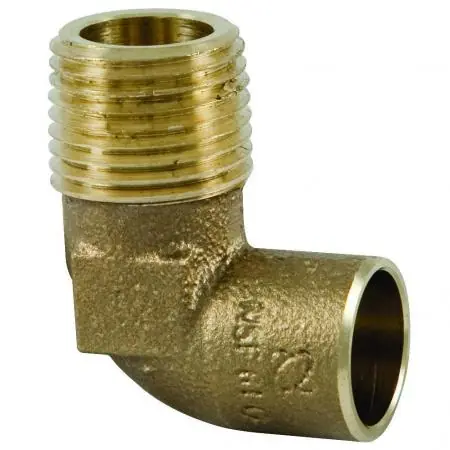NIBCO INC B07115L 707-4-LF 2 CXM 90 ELBOW CAST