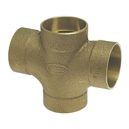 NIBCO INC E270500 835R 2X2X11/2X11/2 DWV DBLE SAN TEE CAST