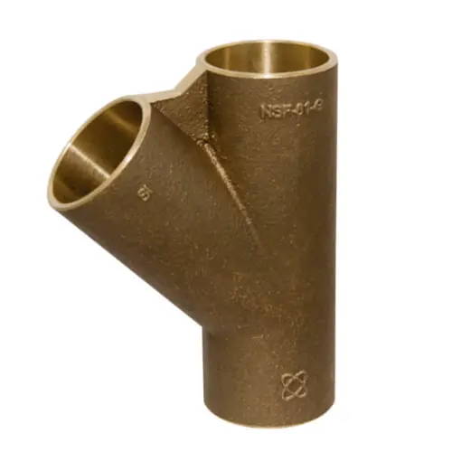 Nibco B34535L 3/4 Cast Copper DWV Wye, Lead Free 749-LF