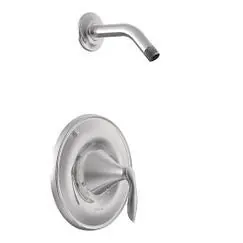 Moen T62132NH Trim Eva 1h Shr Posi Haf Bk No Shrhd Chr Chrome Posi-temp(r) Shower Only