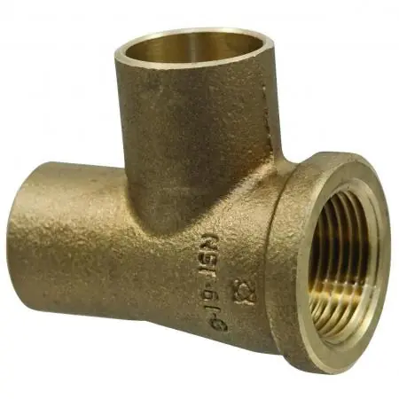 NIBCO INC BF6040L 714RR-LF 1X3/4X1 CXFXC TEE FORGED