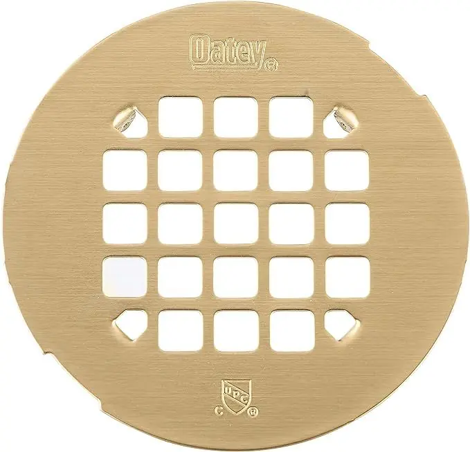 Oatey 42360 Universal 4-1/4 in. Snap-Tite Round Shower Strainer