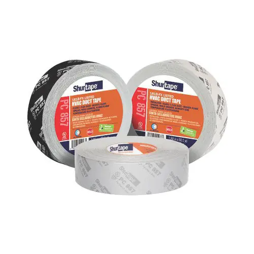 Shurtape 101015 PC 857 Silver Cloth Professional Grade Duct Tape 2 x 60 Yard