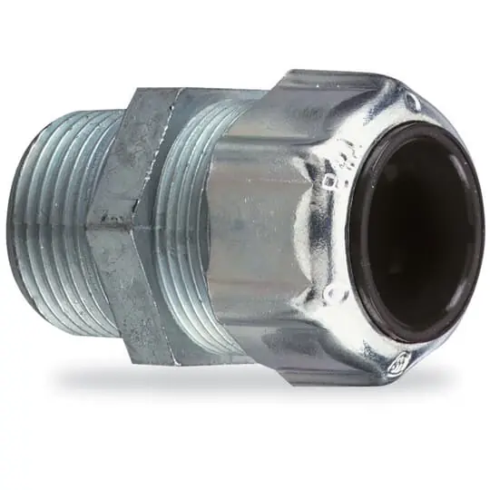 THOMAS AND BETTS 2522 Liquidtight Strain Relief Cord Connector 1/2 Inch