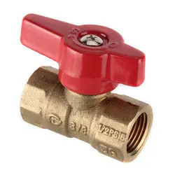 HydraPro GBV12PP HydraPro H50080 1/2X1/2 FIPXFIP Brass Gas Ball Valve