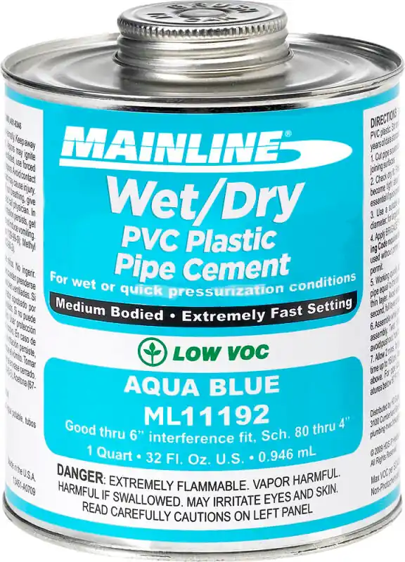 Mainline ML11189 Mainline Cement Power 1/4PT WET-R-DRY