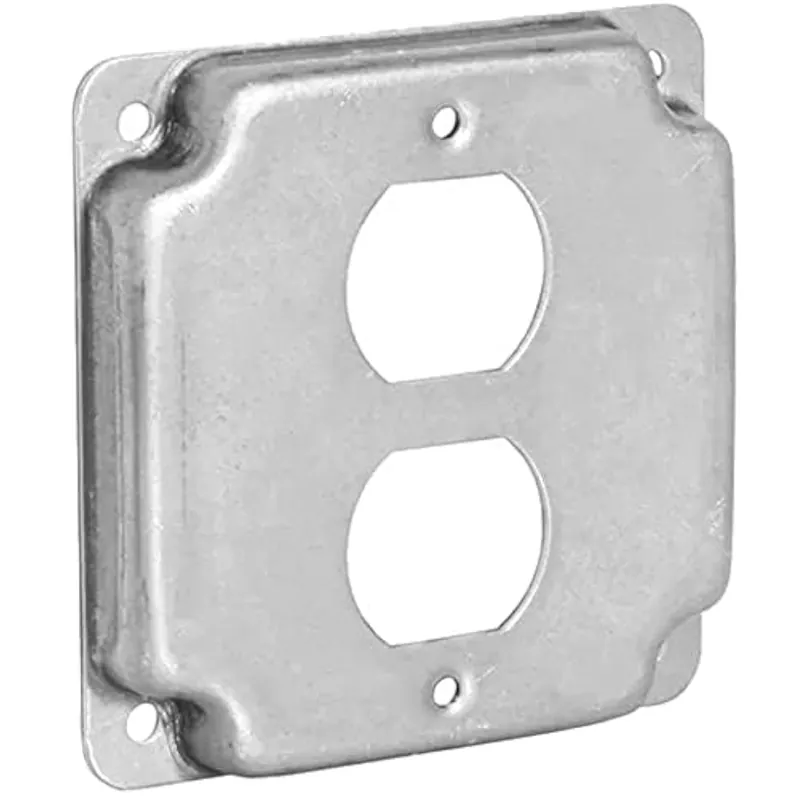 MULBERRY 11402U 4-Inch Square Raised Duplex Cover