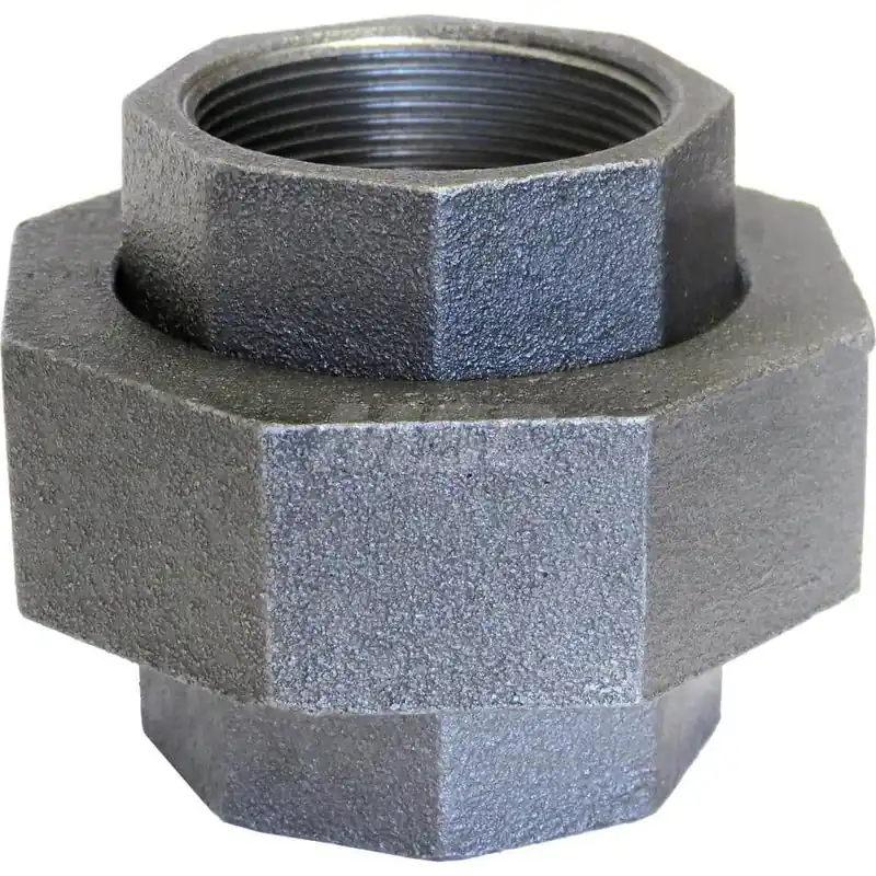 BLACK 0312822380 1-Inch Malleable Iron Union