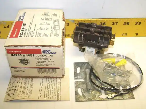HONEYWELL R4243B1053 Super Tradeline Contactor 2-Pole 277/480/600 VAC