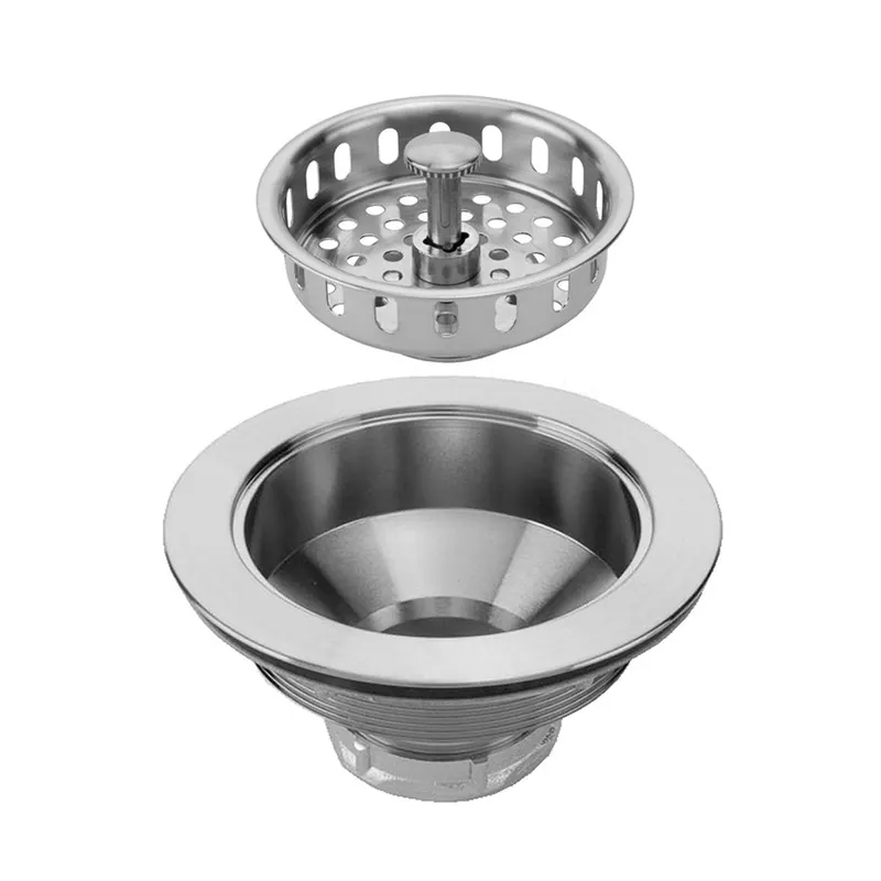 JACLO 2806-WH Brass Duo Strainer for Kitchen Sink
