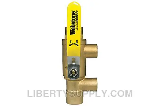 NIBCO H-58653 Purge Tee Ball Valve