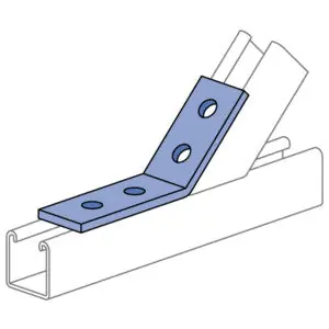 Allied PS781-45-DEG-EG Power-Strut 45 Degree Open Angle Connector