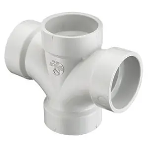 NIBCO P428-020 Double Sanitary Tee 2 Inch PVC/CPVC