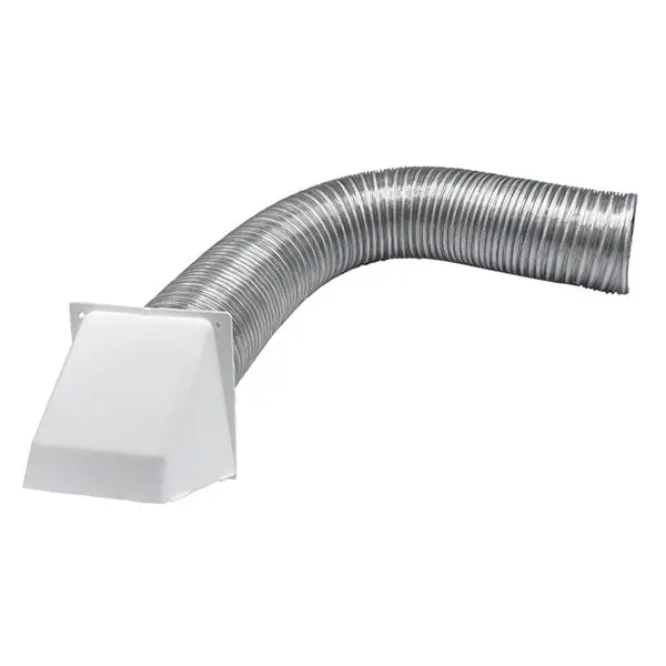 4''x 8' Dryer Vent Kit with Corrugated Metal Hose