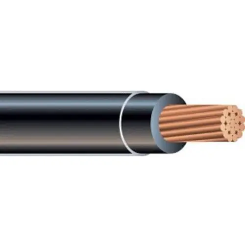 XHHWCU XHHW6STRBLKMR #6 Stranded Black Copper Wire