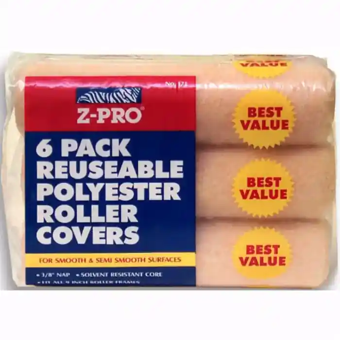Premier Paint Roller 1710, 9-Inch x 3/8-Inch, 6-Pack