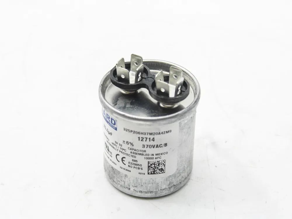 RUUD 43-25136-09 20 MFD 370V Round Run Capacitor