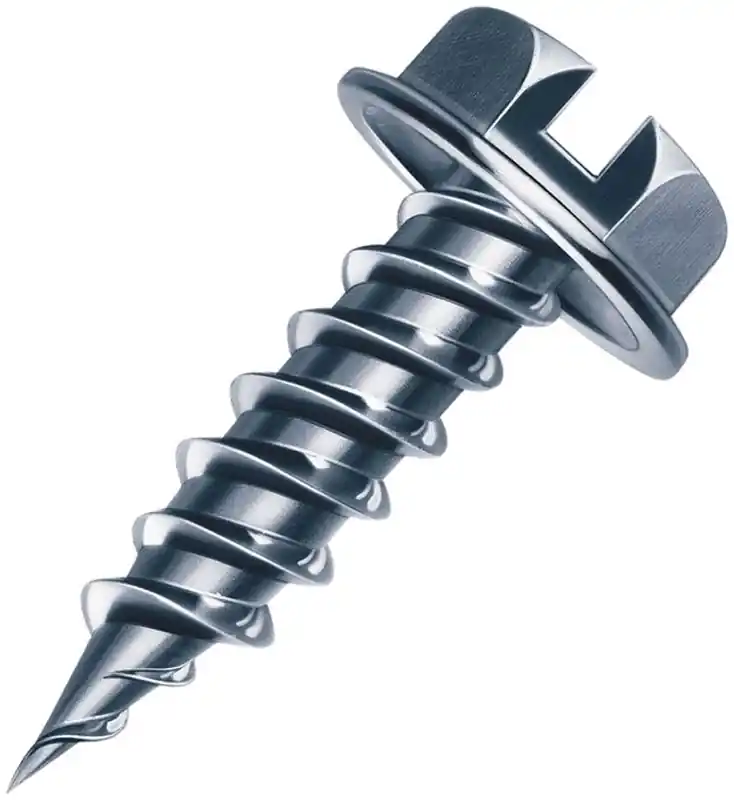 MALCO 51080 Zip-In Self-Piercing Sheet Metal Screws - 100 Pack