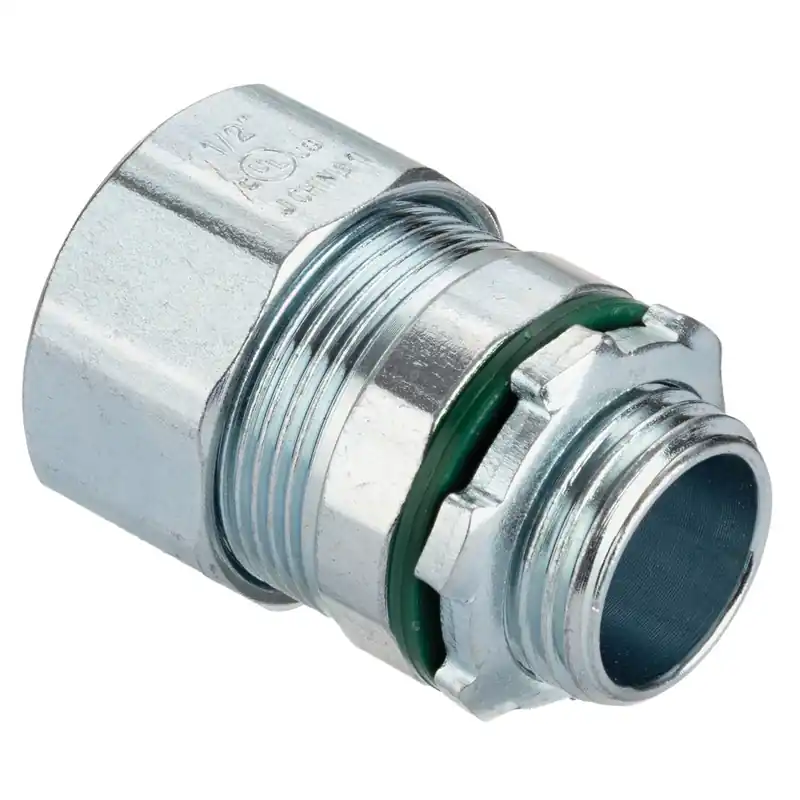BRIDGEPORT 3000-RT Raintight Threadless Rigid Compression Connector 1/2 in.