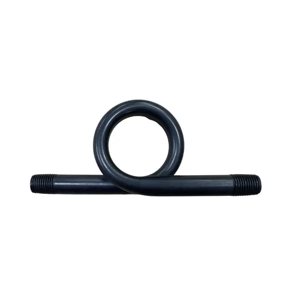 Straight Steel Pigtail – 180 Deg