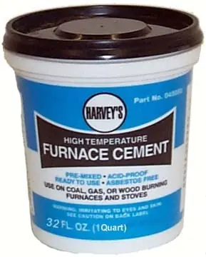 Oatey 045105 Non-Asbestos Furnace Cement 1 Quart