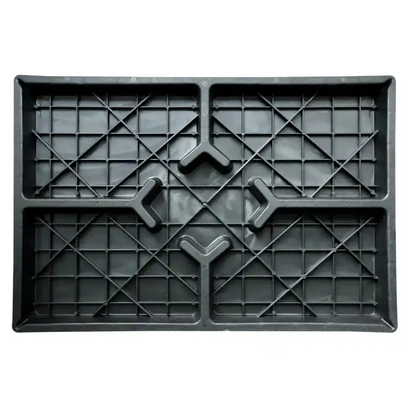 LID CORPORATION 18048BS E-Z Stack Equipment Pad Black