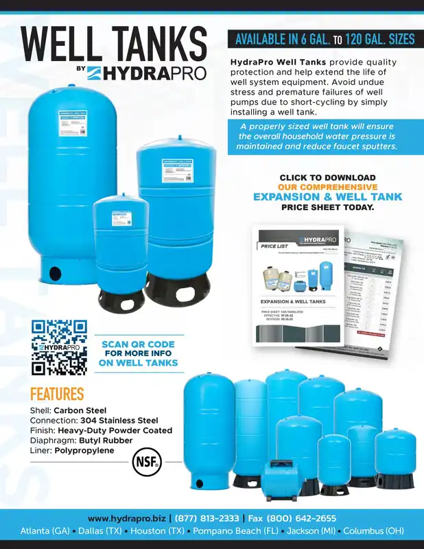 Sunbelt Marketing H10012 Well Tank