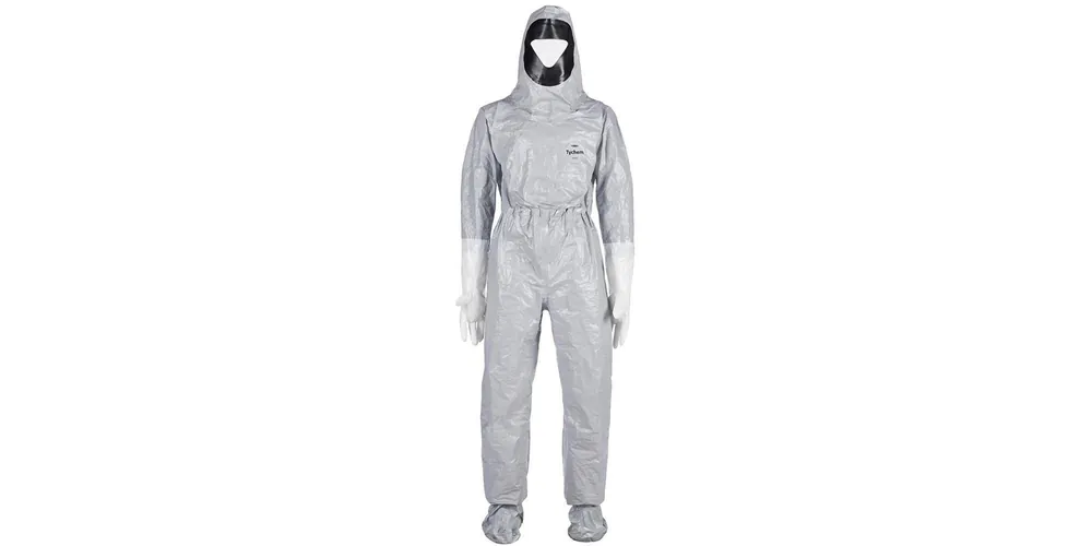 DUPONT TF611TGYXL000111 Tychem 6000 Gray Coverall X-Large