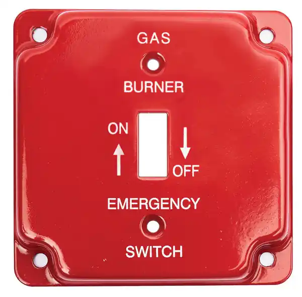 Gas Toggle Plate For 4'' Box