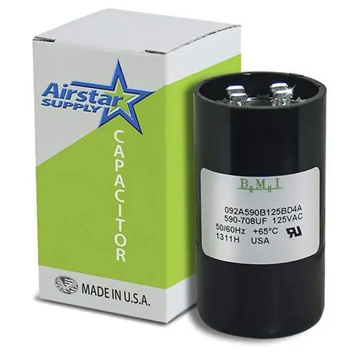 Packard BC590-125 Start Capacitor 590-708 uF 110/125 VAC