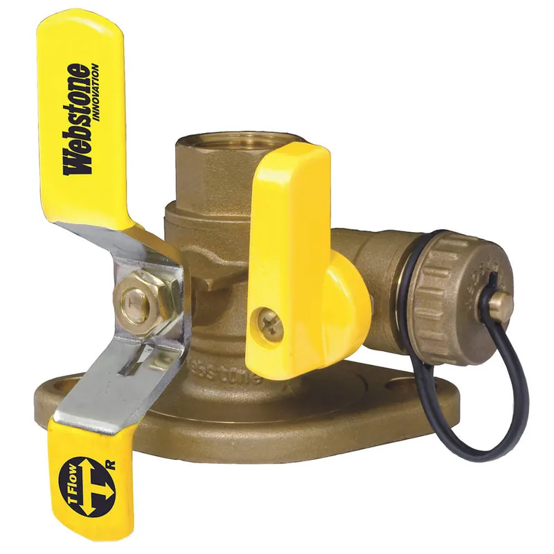 NIBCO H-41414HV Rotating Flanged Ball Valve with Drain - 1 inch