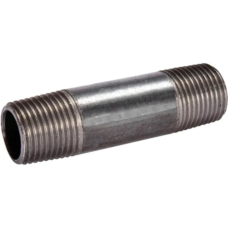 Southland 20616, 1 In. x 12 In. Schedule 40 Steel Black Iron Nipple