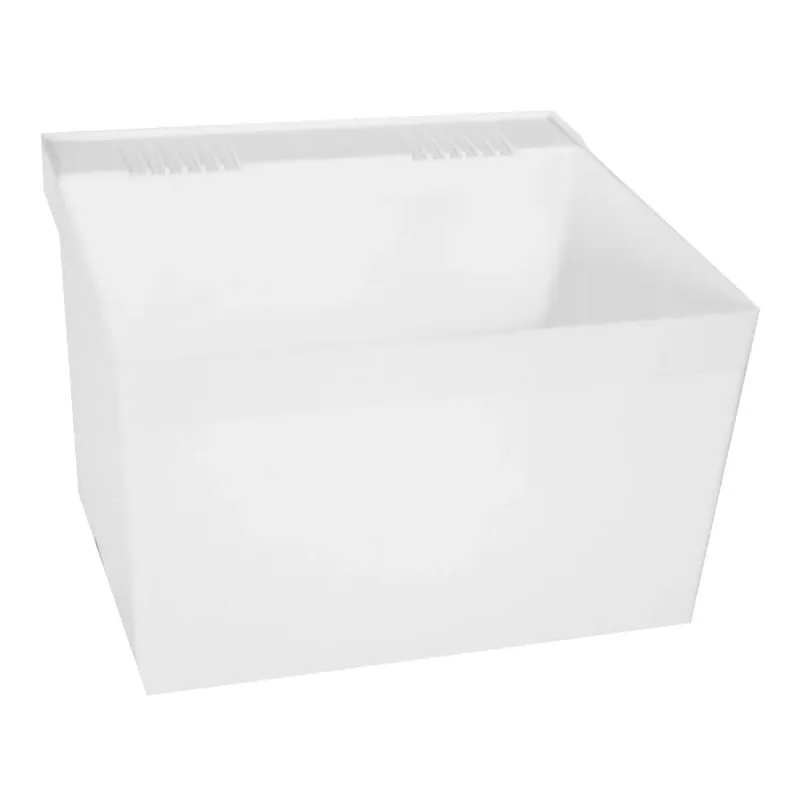 Fiat L1100 Laundry Sink 23 x 21-1/2 x 13-7/16 Inch Single Bowl 2 Hole