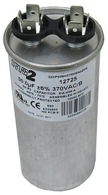 Packard RD50/5-370A Run Capacitor 50 MFD 370V Replacement MPN