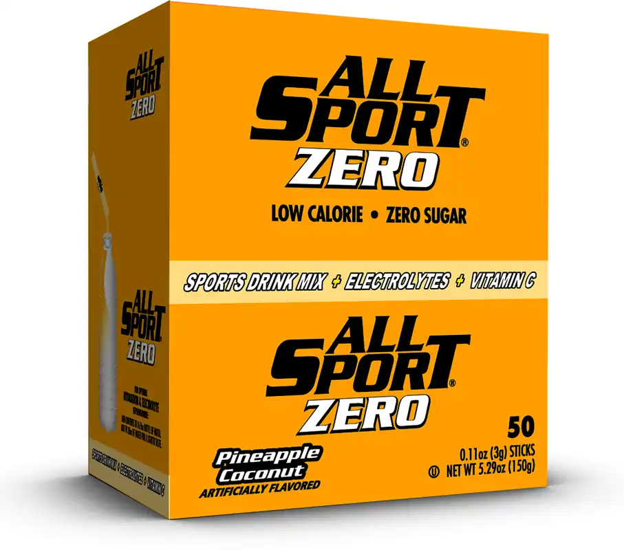 All Sport 10122528 ZERO Pineapple Coconut Electrolyte Powder Mix