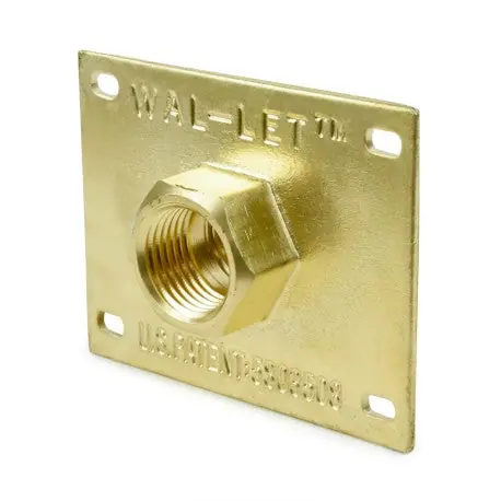 SIOUX 615-233 1/2-Inch FIP WalLet Wall Termination Outlet