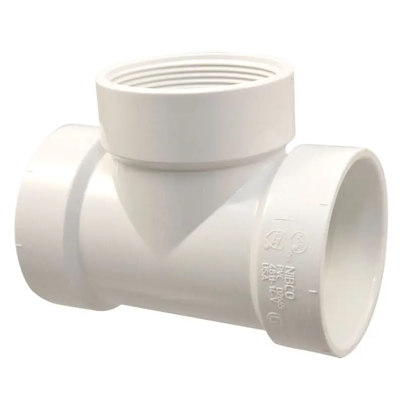NIBCO P445-030 3 PVC DWV Flush Cleanout Tee