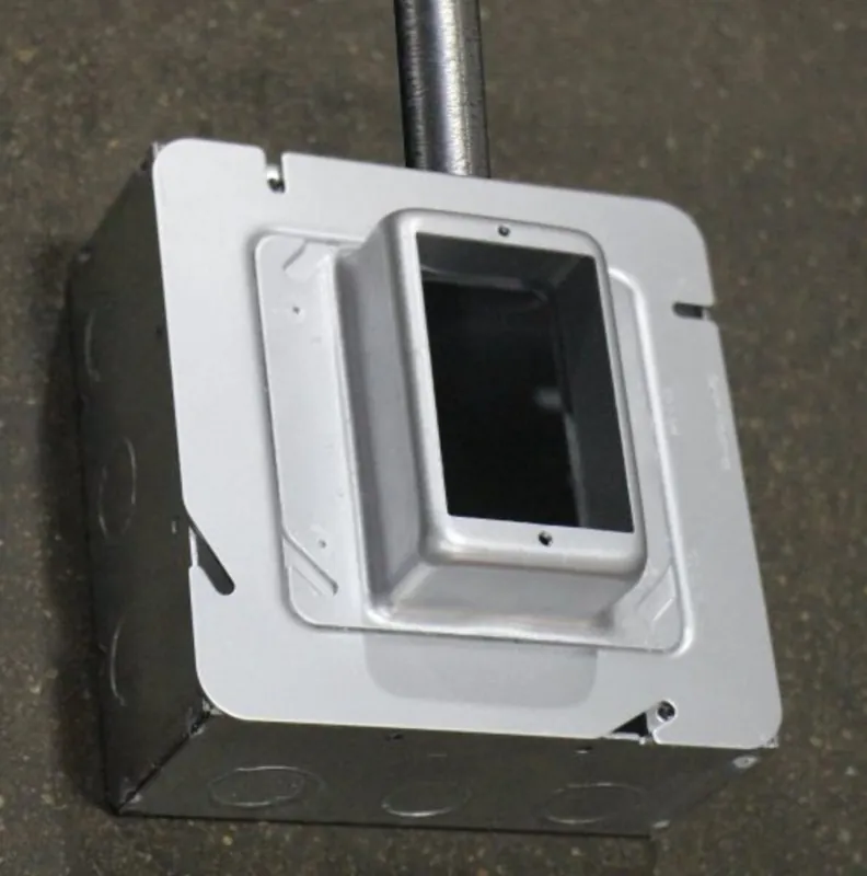 Southwire 5158 5-Inch Square One Gang Device Ring - 3/4 Raised