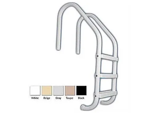 SAFTRON P-324-L3-GG 3-Step In-Ground Ladder Graphite Gray