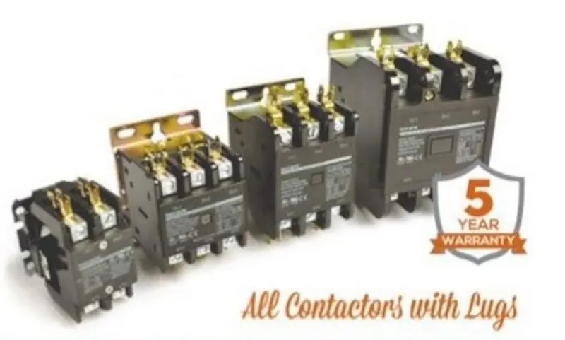 GLOBAL N4130 3P Contactor, 240V 50A with Lugs