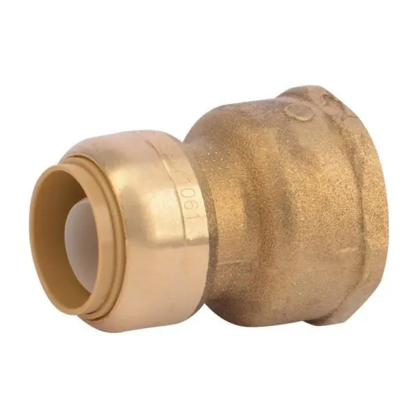 CASH-ACME U086LF 3/4 SharkBite x 1 FNPT Reducing Adapter