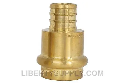 NIBCO H-16804W-RX 3/4 PRS x 1 F1807 LF BR PEX TRNS FTNG