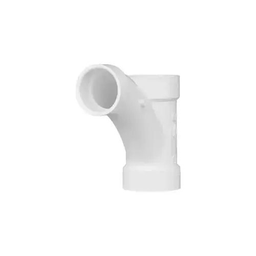 Charlotte Pipe And Foundry PVC005021200 3 x 3 x 1-1/2 In. Reducing Tee-Wye PVC Tee