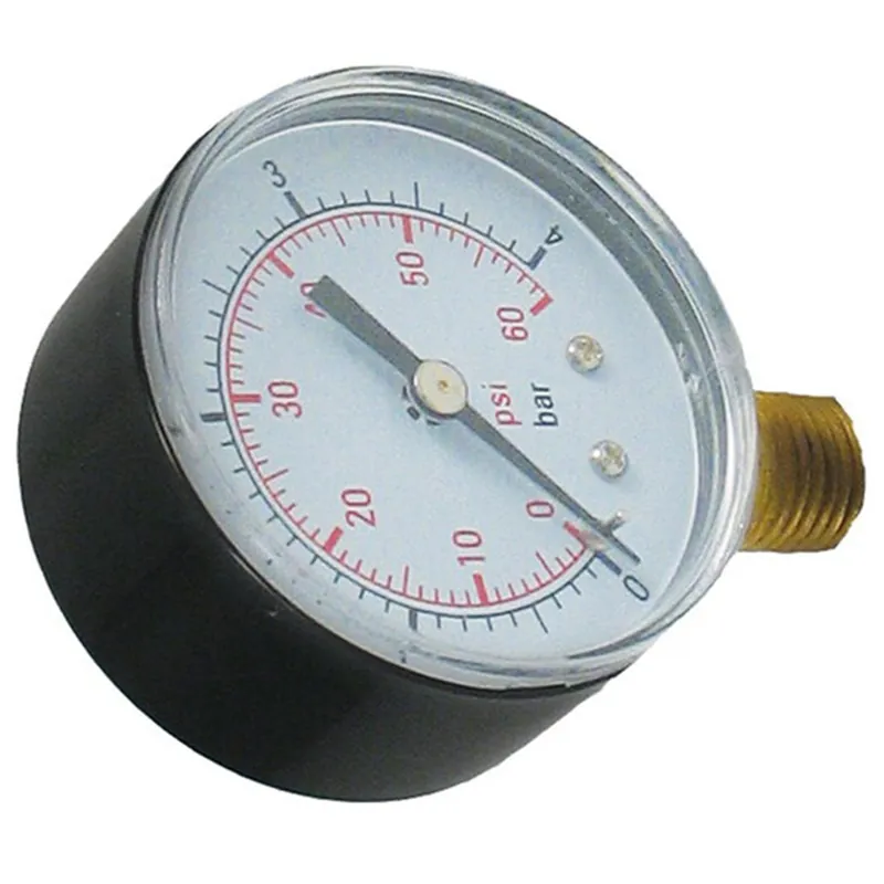 Zodiac 25501-020-800 0-60 Pressure Gauge Bottom Side Mount