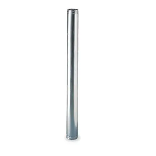 HART & COOLEY 4E4 Gas Vent Pipe 4 in x 4 ft