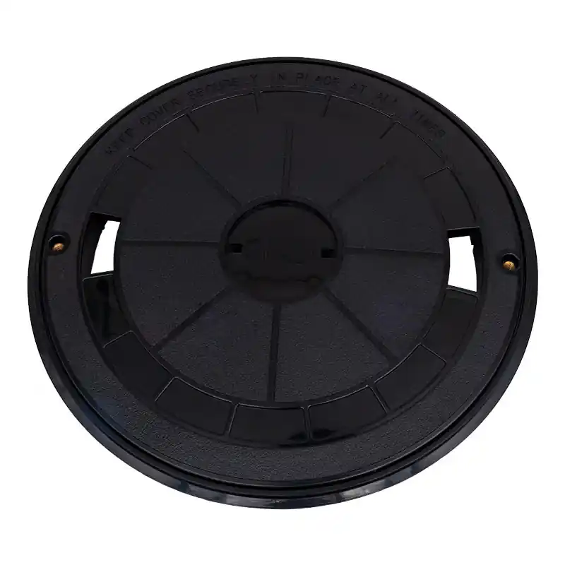 Zodiac 25544-904-000 Skimmer Cover and Collar Round Black