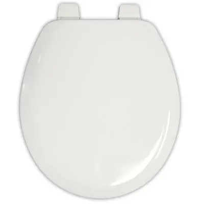 MAINLINE ML525PRO000 Premium Round Molded Wood Seat - White