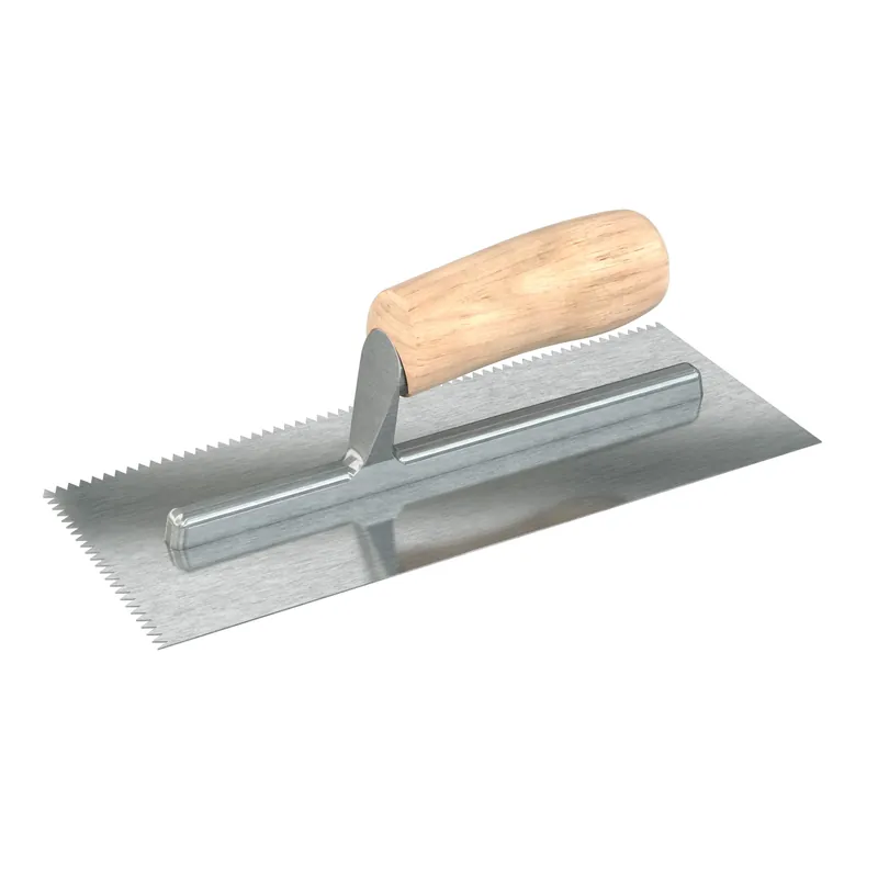 BON 14-319 Notched Trowel with Wood Handle