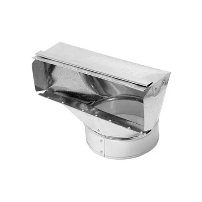 HEATING & COOLING PRODUCTS 57531060 Elbow Stack Boot 90 deg 3-1/4 in Dia